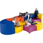 Sitzelement, Welle Wellensofa Set XXL 